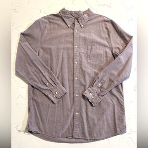 Sonoma Men’s Dusty Purple Cotton Long Sleeve Button Down Shirt Sz XXL